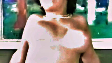 Vintage big tit star topless pose in classic Expo Film porn