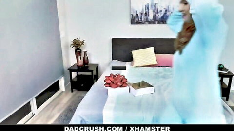 Stephie Staar twerks big ass for hung step-dad in sheer blue lingerie
