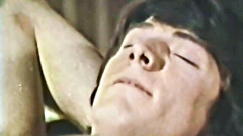 Vintage retro porn: male in ecstasy close-up embrace, Juices of Desire