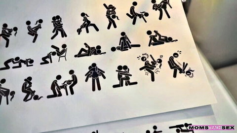 Veronica Leal erotic silhouette icons of various sex positions