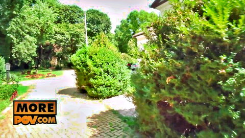 Cecilia Scott in outdoor POV anal scene with horny MILF