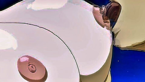 Busty hentai babe exposing huge tits in Resort Boin uncensored