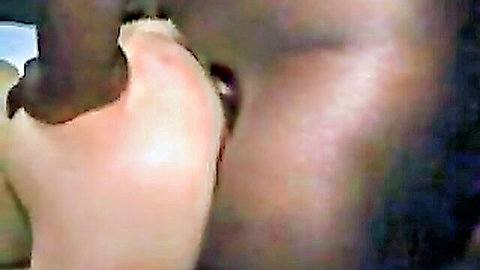 Asian woman in intense threesome with interracial penetration close-up