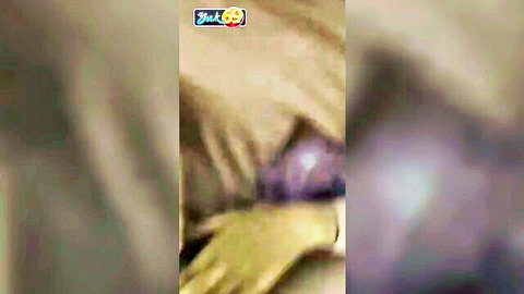 Hijab girl in intimate touch, exposed chest in amateur scene