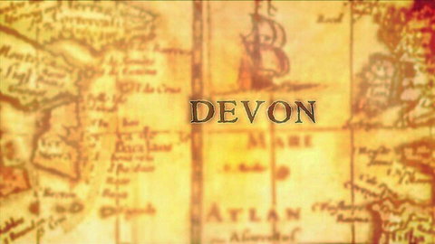 Devon in Pirates XXX Parody adult video thumbnail with pirate map background