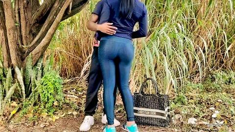 Yasmin Dornelles in tight jeans big ass hugged outdoors