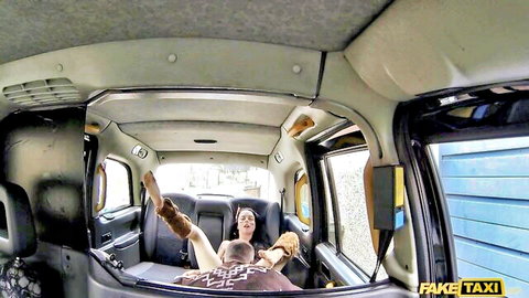 Alessa Savage in Fake Taxi: feet fetish, ass fingering in cab POV