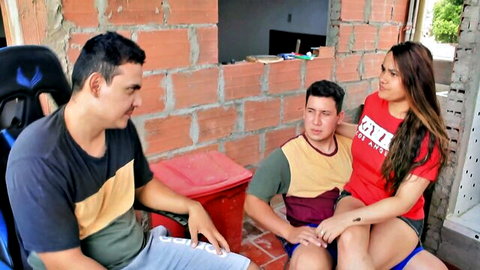 Desi cuckold wife in red top teaches ex-boyfriend manhood care with hubby watching
