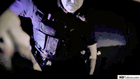 Corrupt cop in uniform grabs young virgin girl in dark home - Pure Taboo
