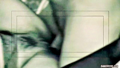 Blurry closeup of hairy mature pussy with thick bush spread open