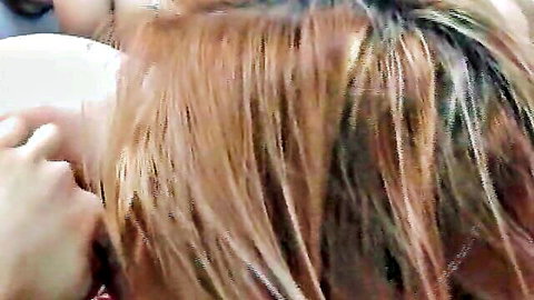 Sorority pledges in hazing with lips to pussy at college party
