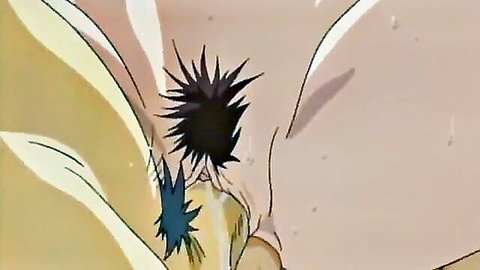 Hentai blonde in lingerie fucked doggy style by spiky-haired guy, ep 1 dubbed