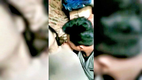 Blurry Indonesian armpit fetish scene with man near woman's underarm
