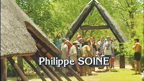 Philippe Soiène and group in outdoor Kruger Park setting, 1996 adventure