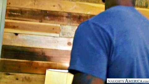 Nina Elle with muscular black stud in busty mommy BBC fantasy