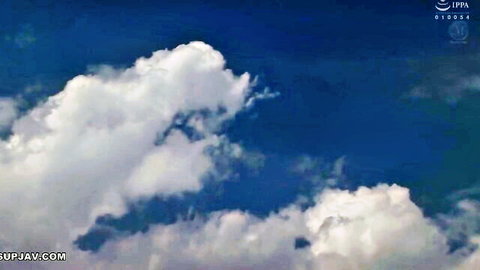 Ryo Ayumi in hotel business trip surprise under blue sky clouds