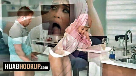 Willow Ryder in hijab hookup, Middle-Eastern babe in doggy style passion