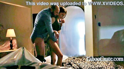 Maya Woulfe hugs friend's husband in lingerie during home renovation tease