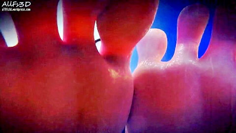 Animated POV close-up of bare soles and toes for foot worship fetish