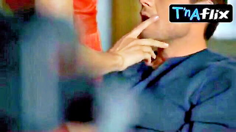Jennifer Missoni in intimate underwear scene, touching man's face seductively in Playback