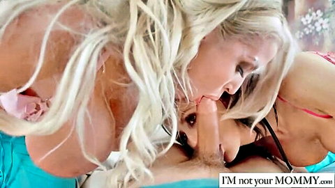 Alura Jenson and Reagan Foxx in hot lesbian oral sex scene