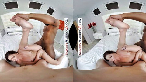 Jessica Rex sucks cock while pounded by BBC in hotwife threesome