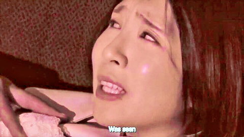 Asian JAV wife moaning in ecstasy during cuckold gangbang scene