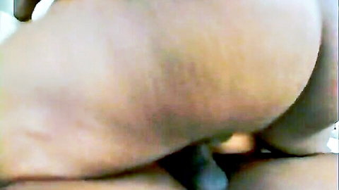 Blonde with big ass in interracial double penetration closeup