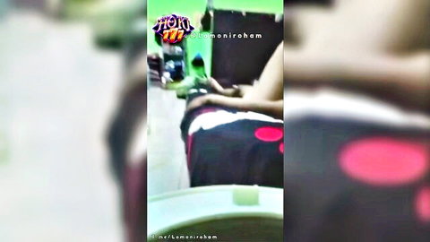 Viral restaurant employee in polka dot skirt sitting seductively in car
