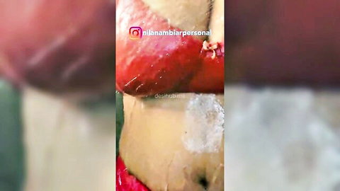 Nila Nambiar nude shower video thumbnail, wet curvy body exposed