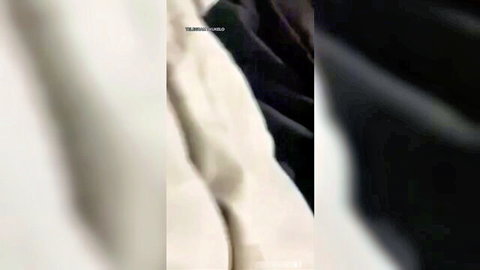 Blurry amateur Asian girl spreading her pale ass cheeks and pussy in homemade POV