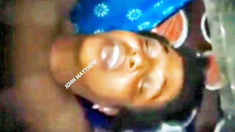 Somali woman with full lips performing oral sex in close-up POV