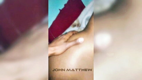 Blurry Somali morning glory intimate hand touch closeup