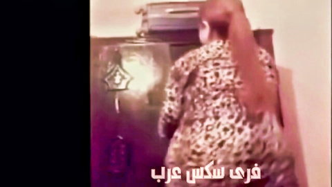 Egyptian model Saham in leopard print dress showing plump curves