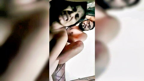 Blurry amateur Indian cheating wife in passionate POV cowgirl position