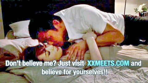 Yui Hatano in passionate Japanese JAV kiss with step-brother