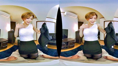 Fukada Eimi and Kimijima Mio in teasing office attire, JAV girlfriends scene