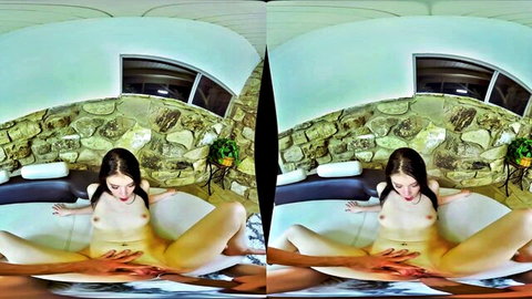 Jasmin Callipygian VR nude solo masturbation in bathtub