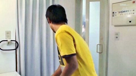 Hitomi Aihara friend's mom JAV scene, man in yellow shirt bending over