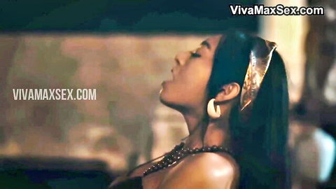 Yen Durano in passionate sex scene from Eks, ecstatic expression with jewelry