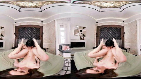 Lilly Bell and Liz Ocean nude, legs spread in steamy threesome preview