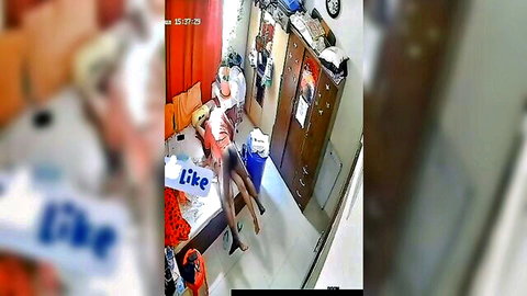 Indian father-in-law fucks busty bahu in hidden bedroom CCTV sex