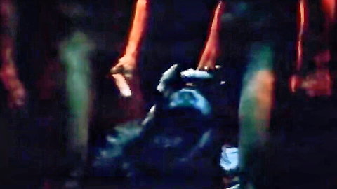 Vintage 1977 group scene from A Coming Of Angels: shadowy figures in intimate pose