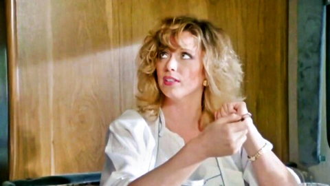 Vintage blonde in white blouse from Hottest Classics 55