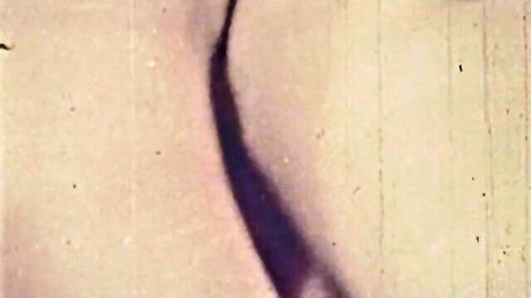Retro XXX warden's office thumbnail: woman bending over in beige room