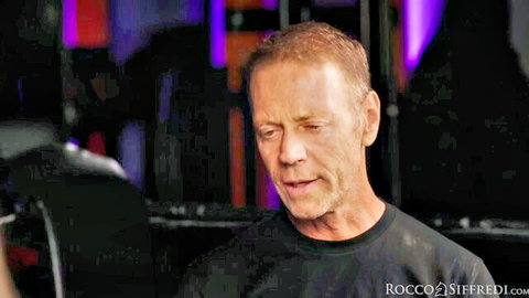 Yves Morgan in intense interracial anal scene with Eva, Rocco Siffredi studio