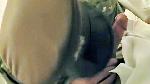 Military stud spreads tight white ass cheeks exposing puckered anus in bathroom