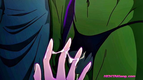 Velma and Daphne hands with cum in hentai monstrous cocks animation