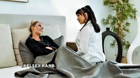 Kelsey Kane in bed with doctor Little Puck house call roleplay