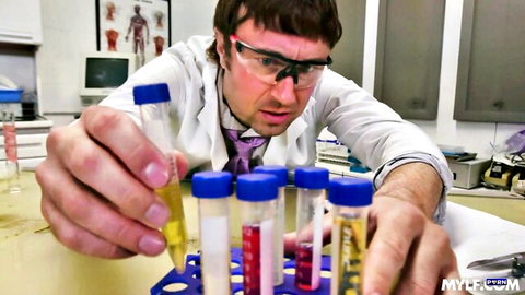 Rachael Cavalli in MYLF Labs bimbo babe lab experiment